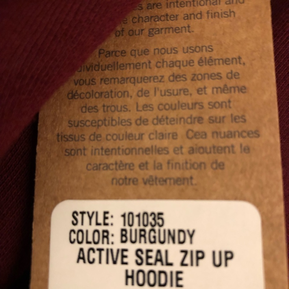 TRUE RELIGION Mens Active Seal Sweatsuit Burgundy - Picture 7 of 8
